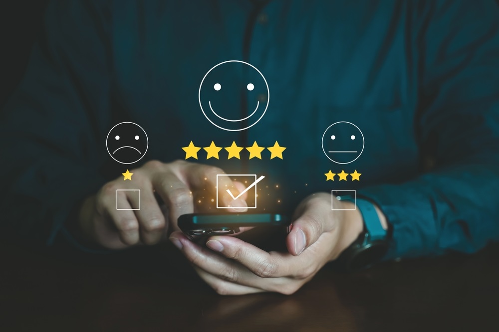 Testimonial 5 star rating