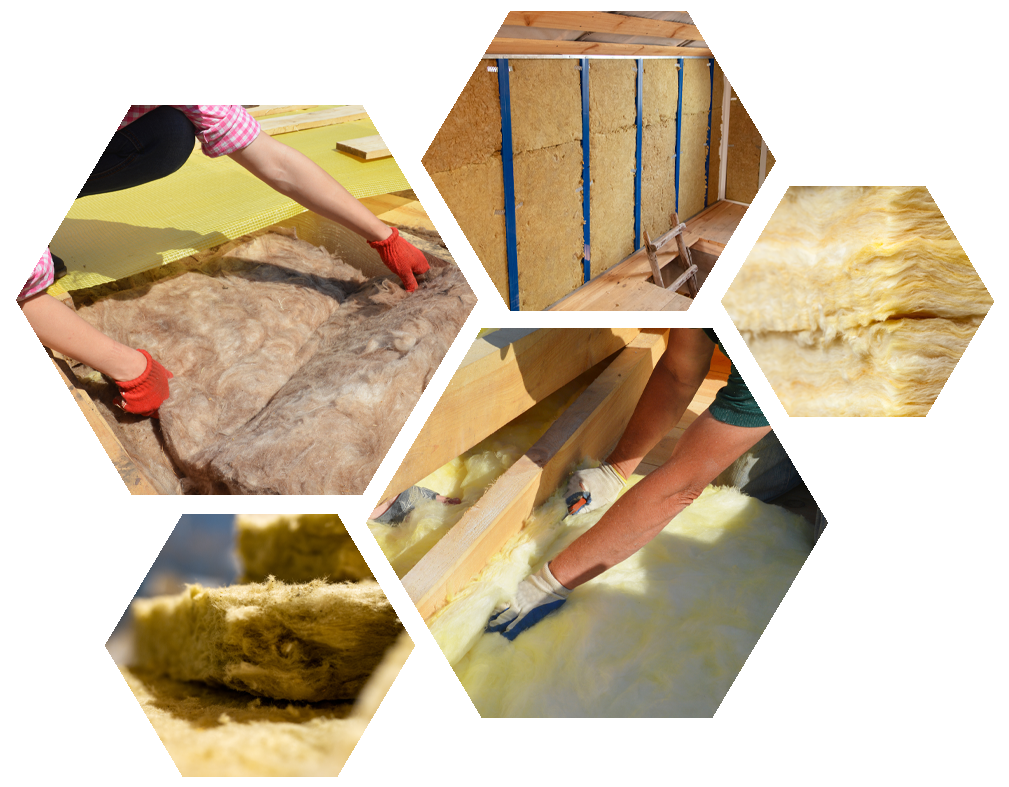 batt-foam-collage Batt Insulation Collage