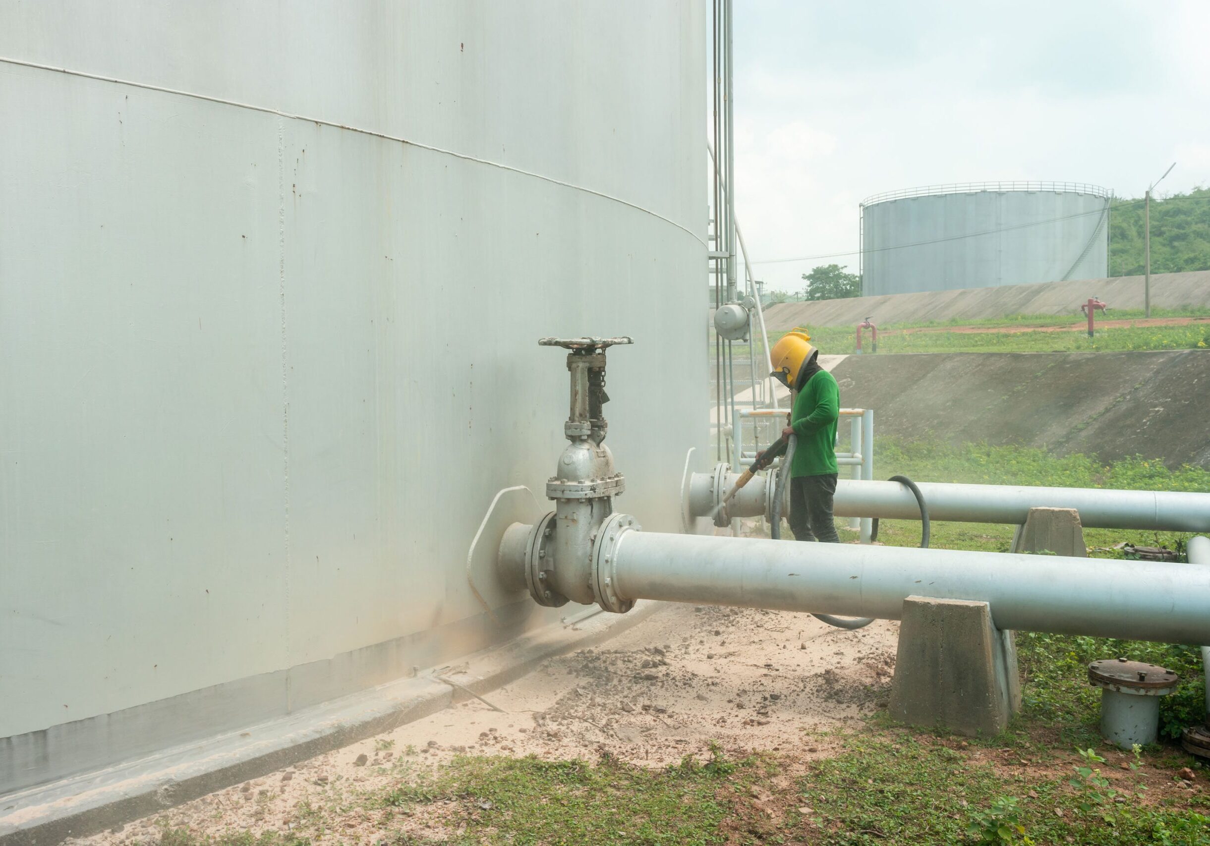 Industrial-Sandblasting Industrial Preparation Sandblasting